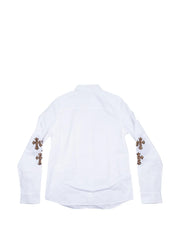 Chrome Hearts cross-embroidered shirt