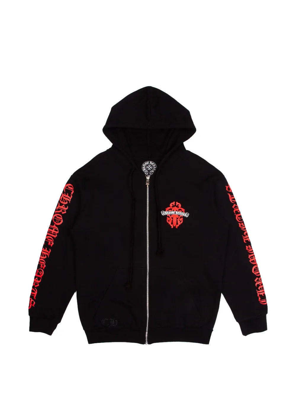 Chrome Hearts dagger logo zip hoodie