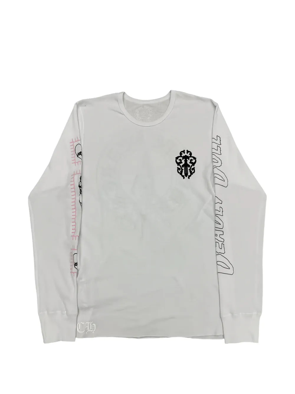 Chrome Hearts Deadly Doll thermal long-sleeves T-shirt
