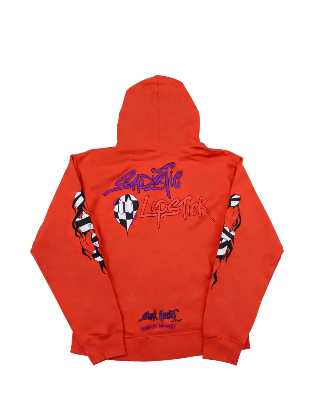 Chrome Hearts x Matty Boy Sadistic Lipstick printed hoodie