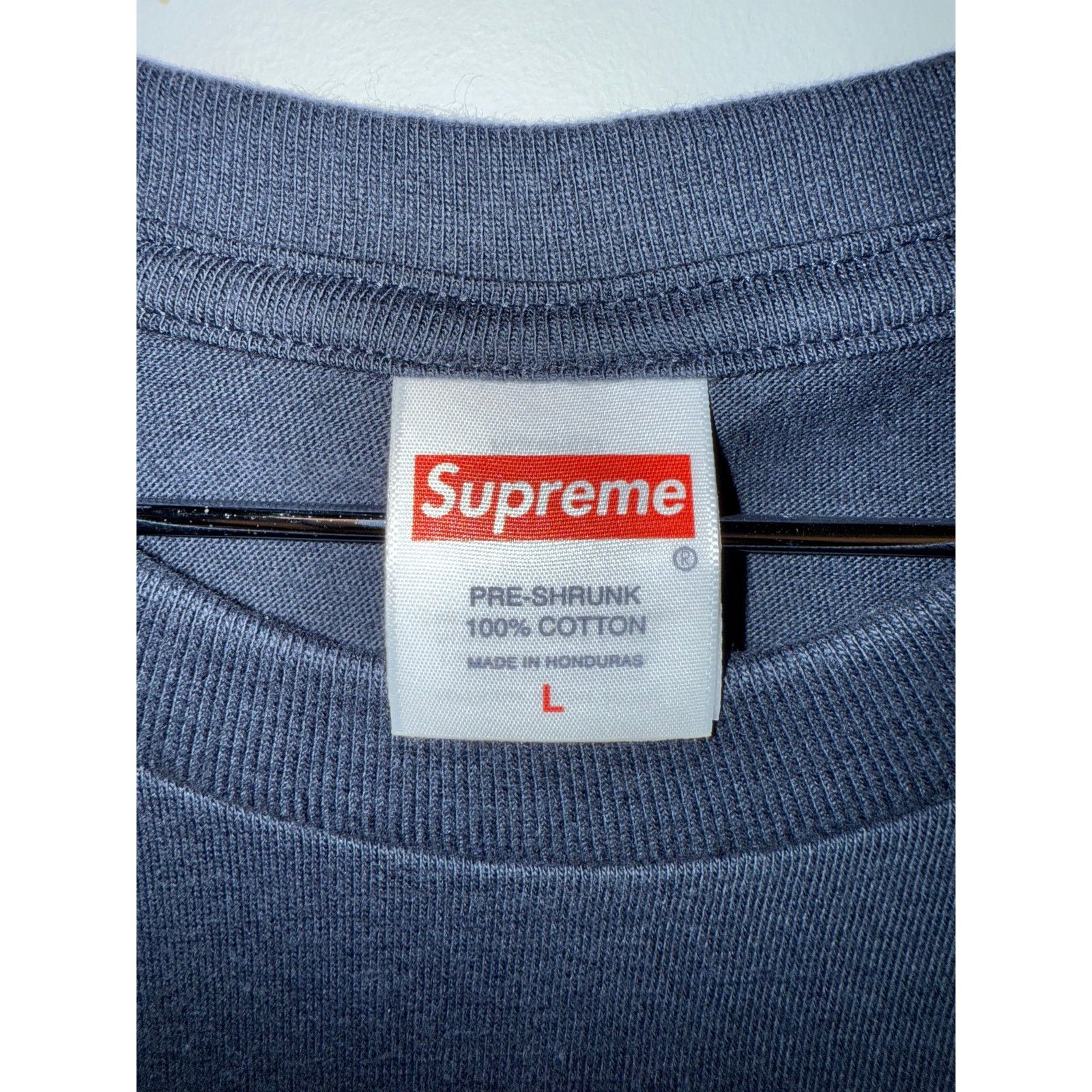 Supreme Tee Navy Arabic Logo
