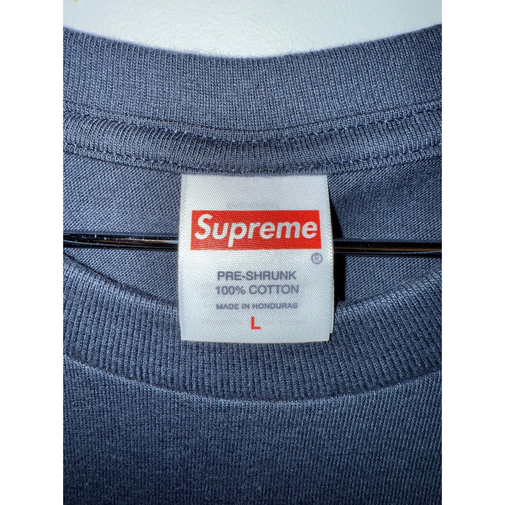 Supreme Tee Navy Arabic Logo
