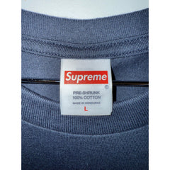 Supreme Tee Navy Arabic Logo