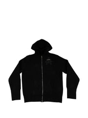 Chrome Hearts cross-patch zip-up hoodie
