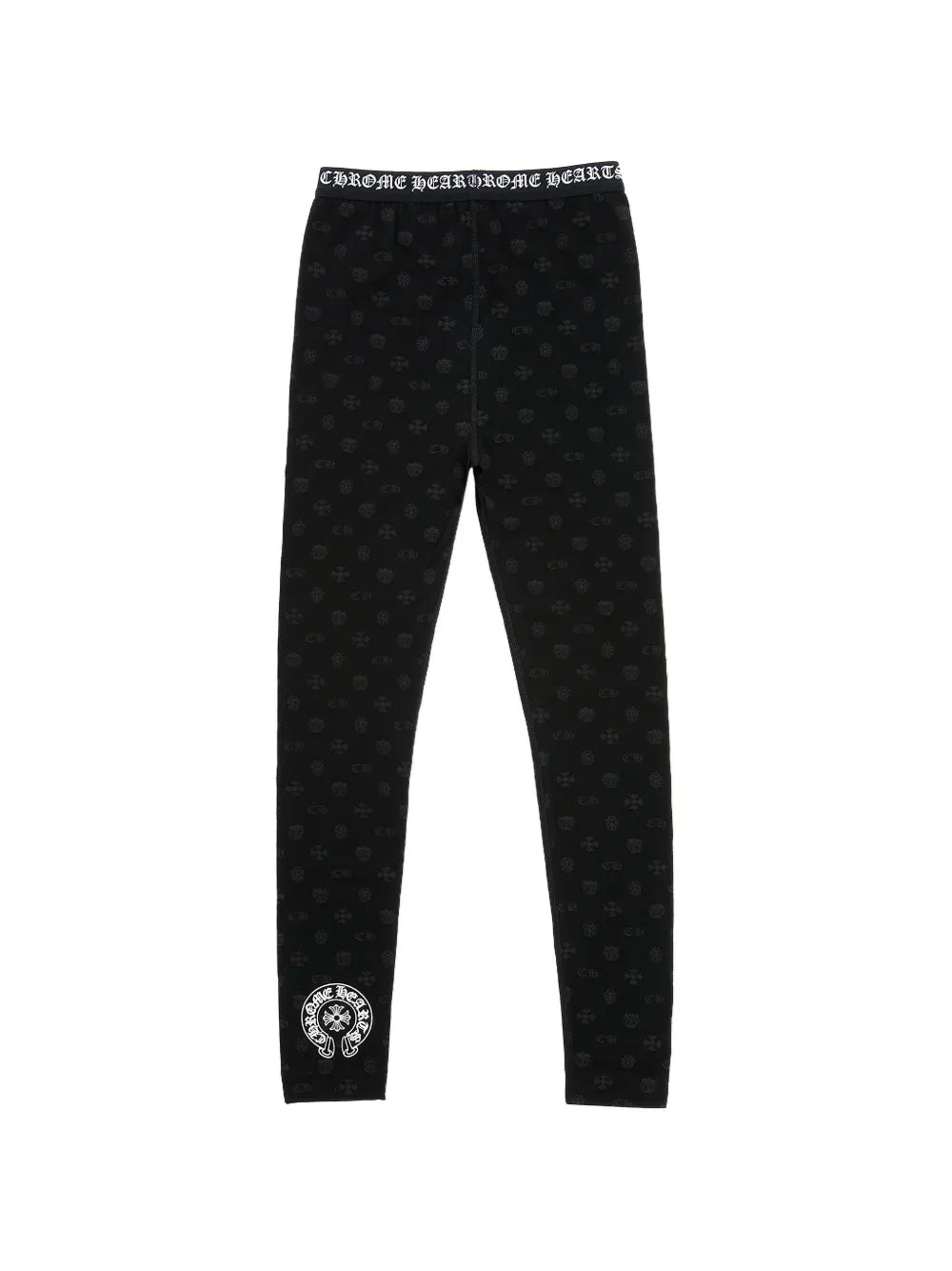 Chrome Hearts logo detail leggings