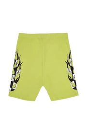 Chrome Hearts 99 Eyes flame-print bike shorts