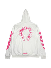 Chrome Hearts Horseshoe Floral hoodie