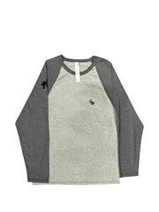 Chrome Hearts Henley Baseball 3 cross-patch T-shirt