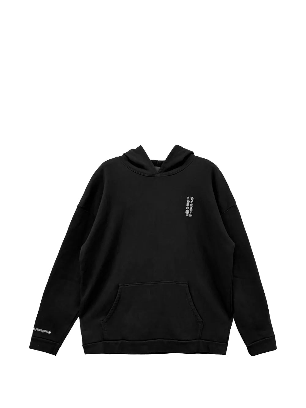 Chrome Hearts embroidered logo-print hoodie
