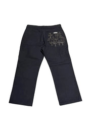 Chrome Hearts Cross Patch double-knee jeans