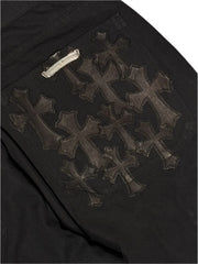Chrome Hearts Cross Patch double-knee jeans