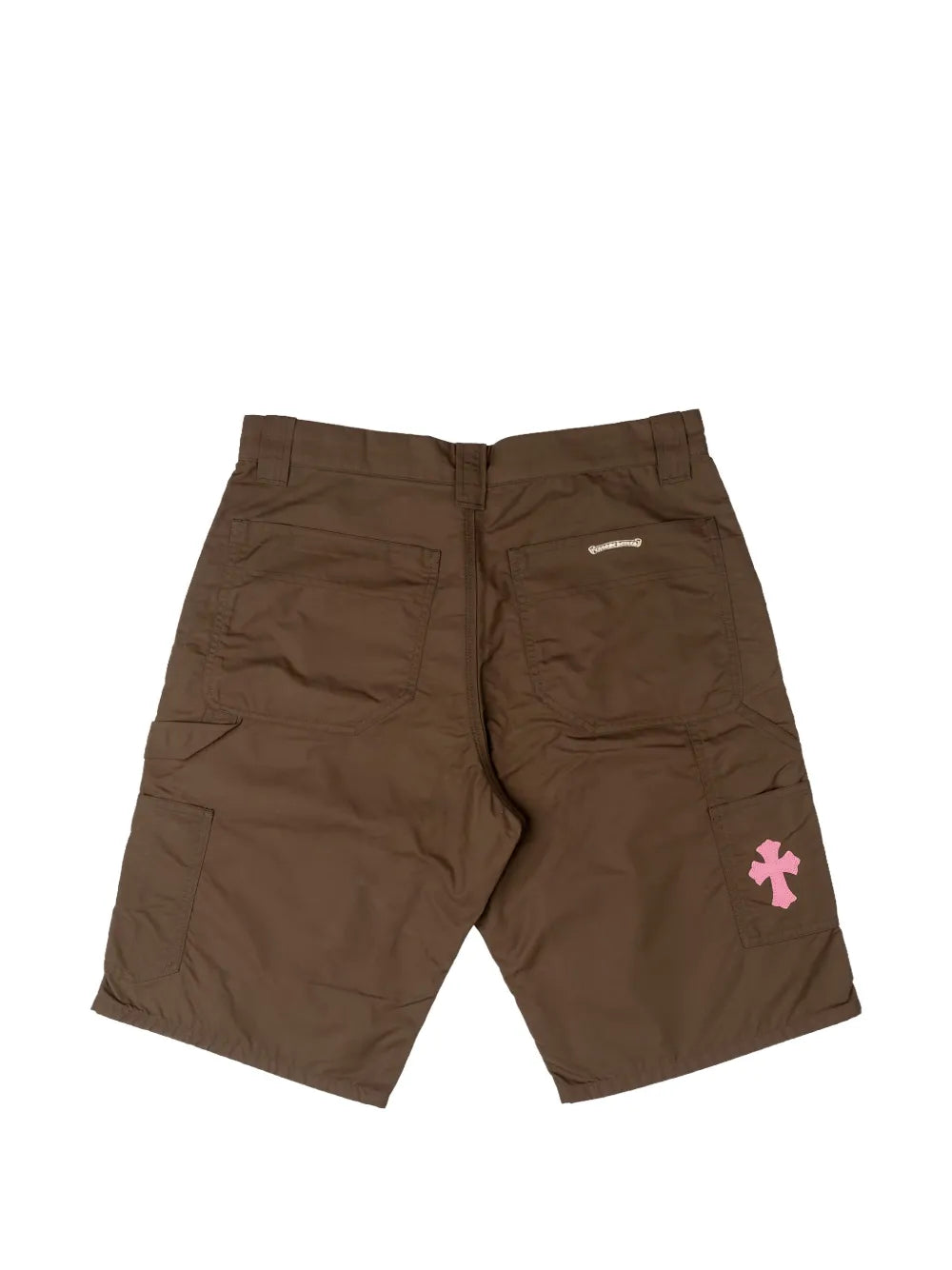Chrome Hearts leather-panelled carpenter shorts