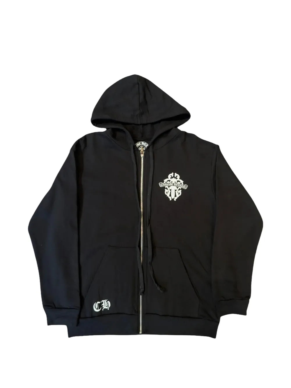 Chrome Hearts Dagger zip-up hoodie