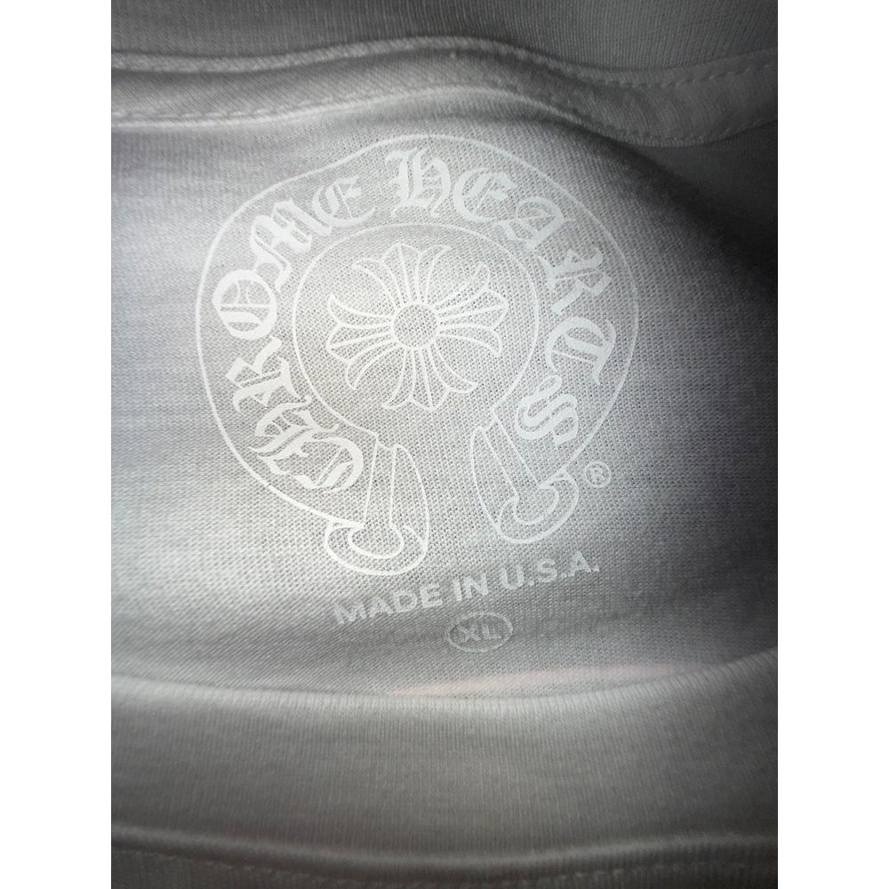 Chrome Hearts L/S Tee White Pink Skull FOTI