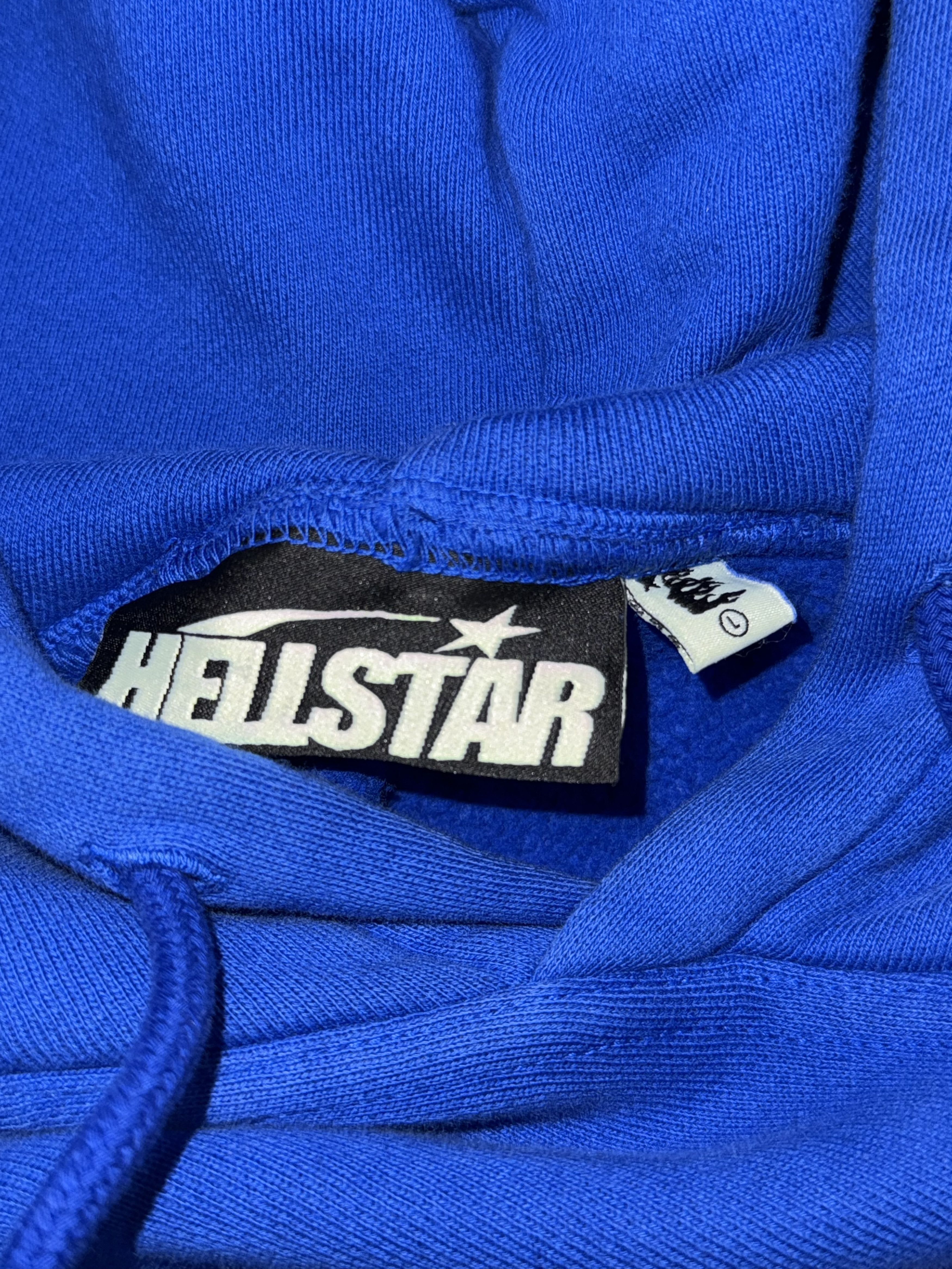 Hellstar Hoodie Blue Sports Red Gel