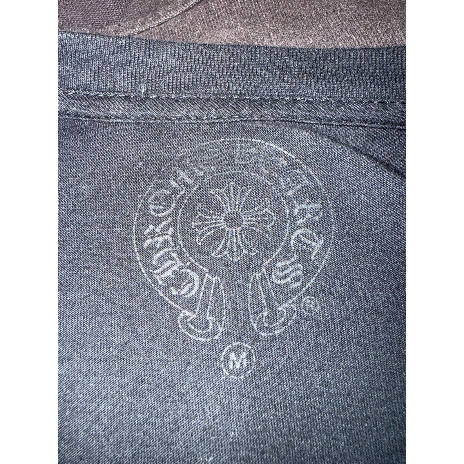 Chrome Hearts L/S Tee Black Cross Sleeve Print