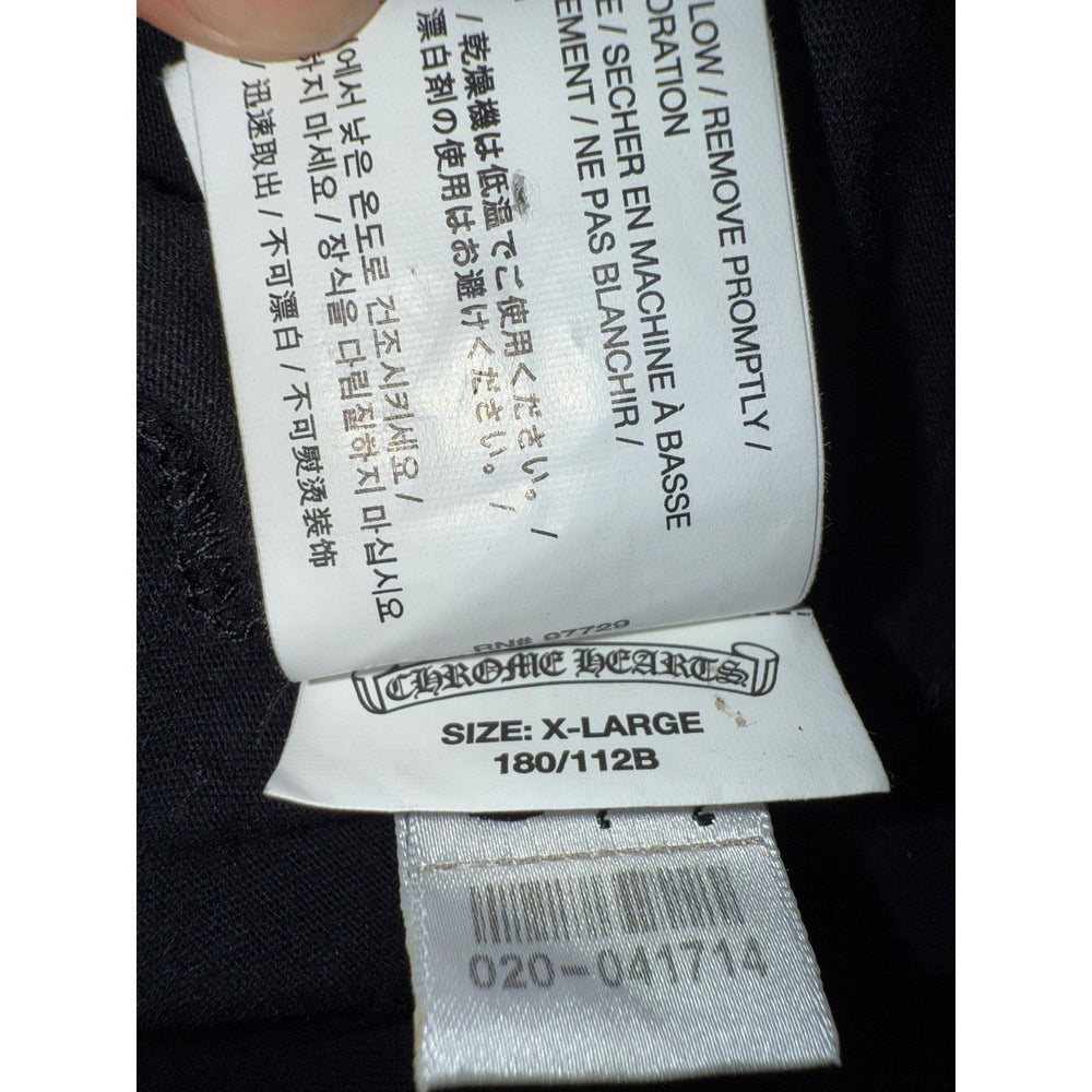 Chrome Hearts L/S Tee Black/Pink Hollywood