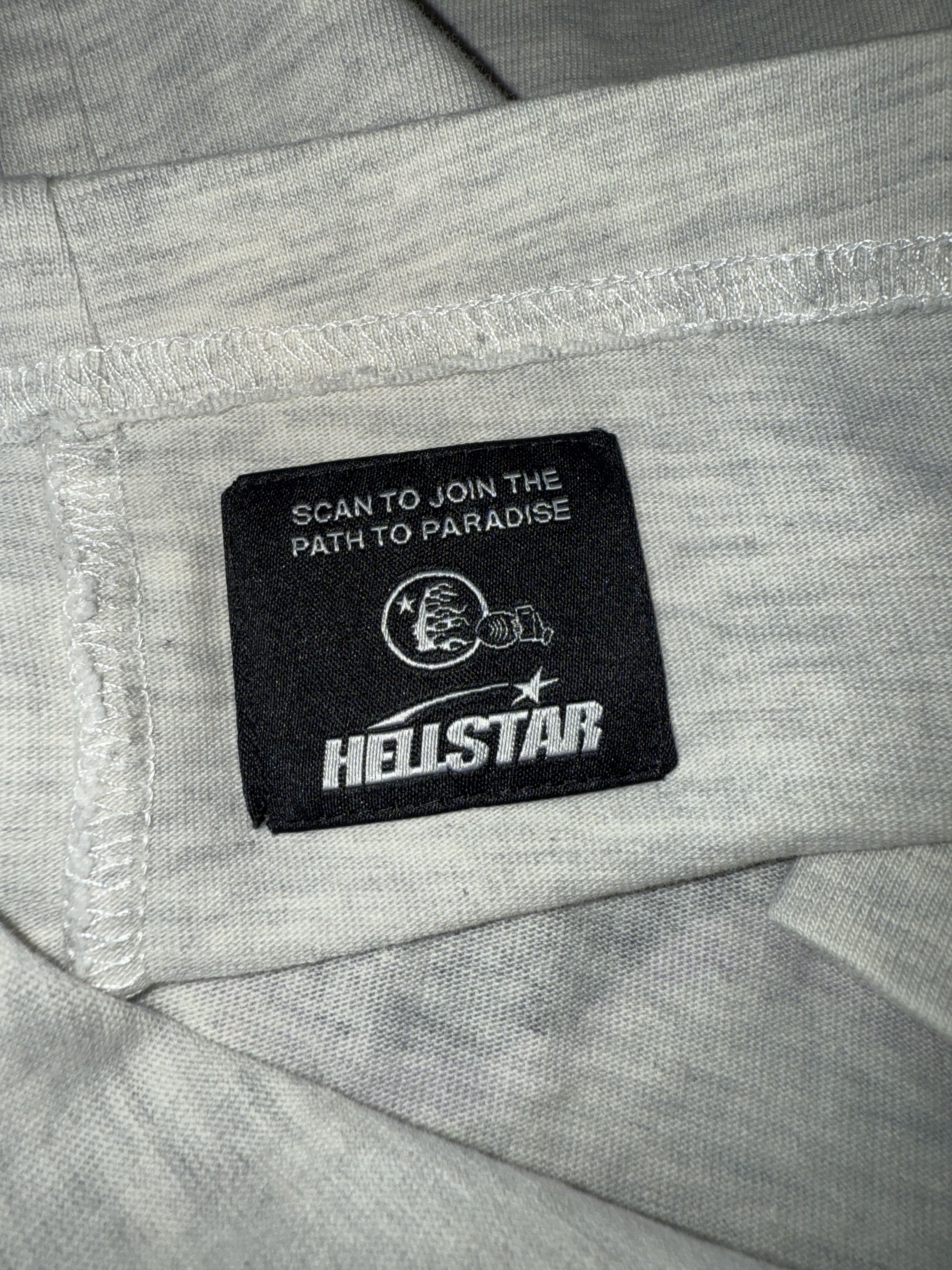 Hellstar Tee Heather Gray P2P Cross Purple/Green