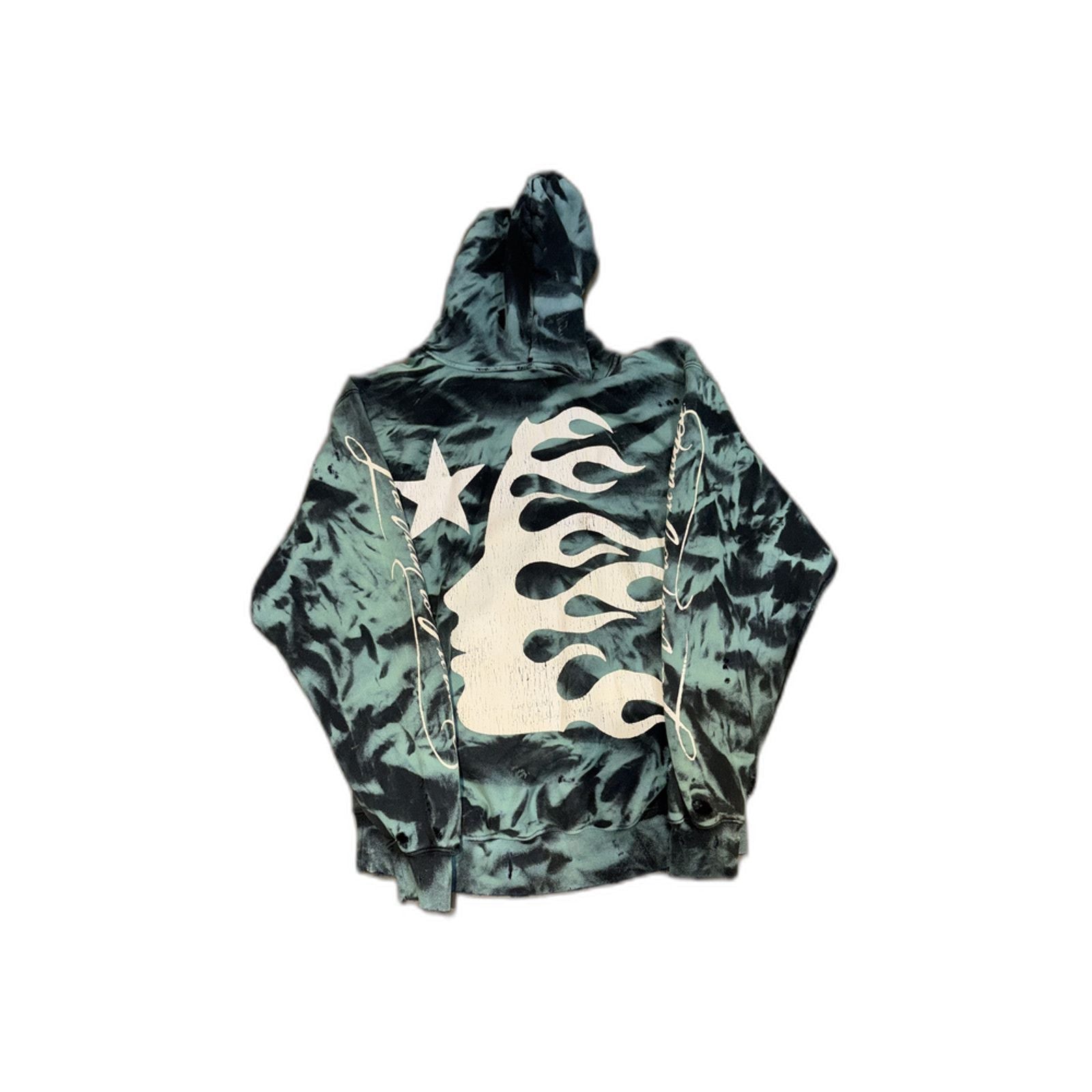 Hellstar Hoodie Green Marble