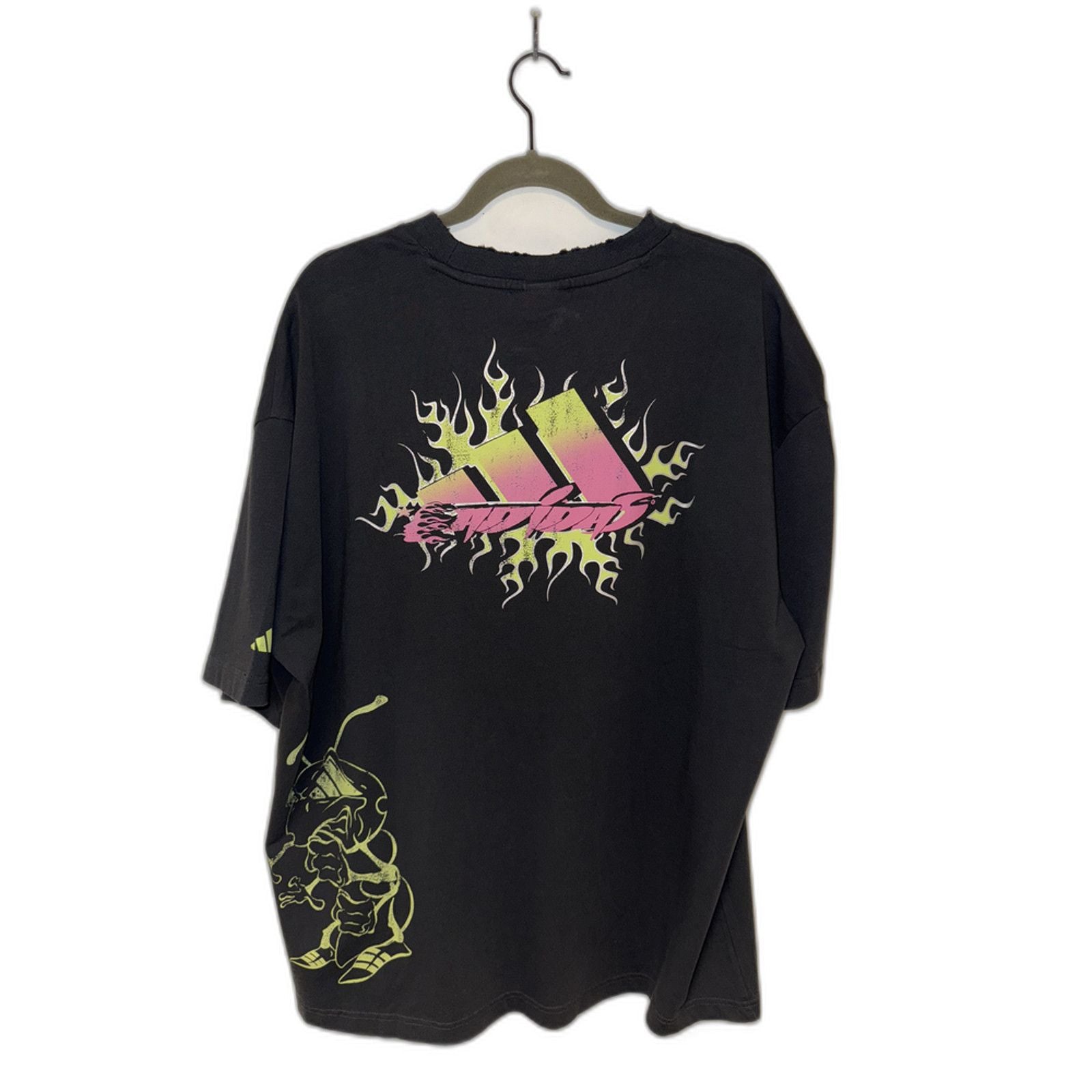 Hellstar Tee Black x Adidas x Anthony Edwards