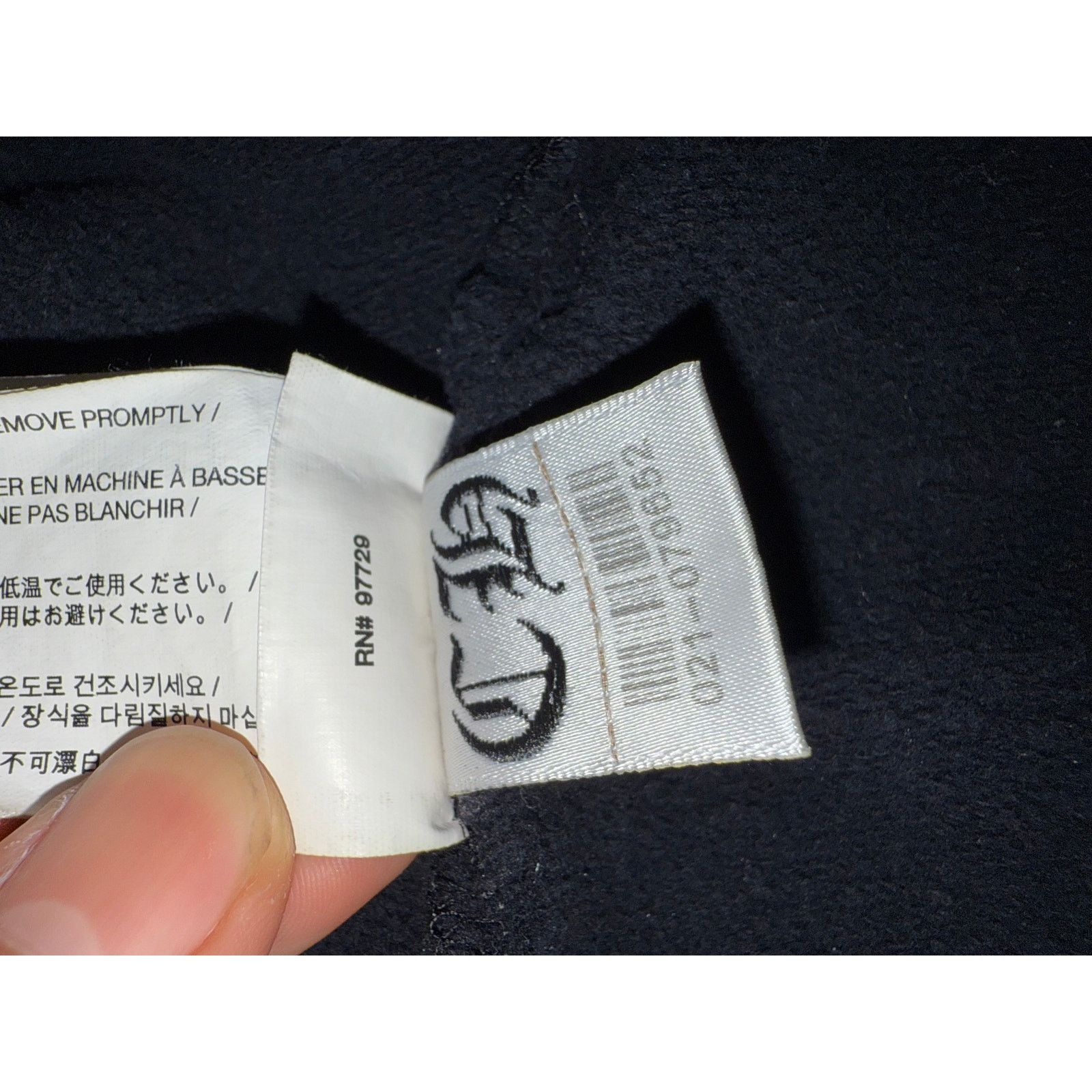 Chrome Hearts Hoodie Black Horseshoe Floral Sleeve
