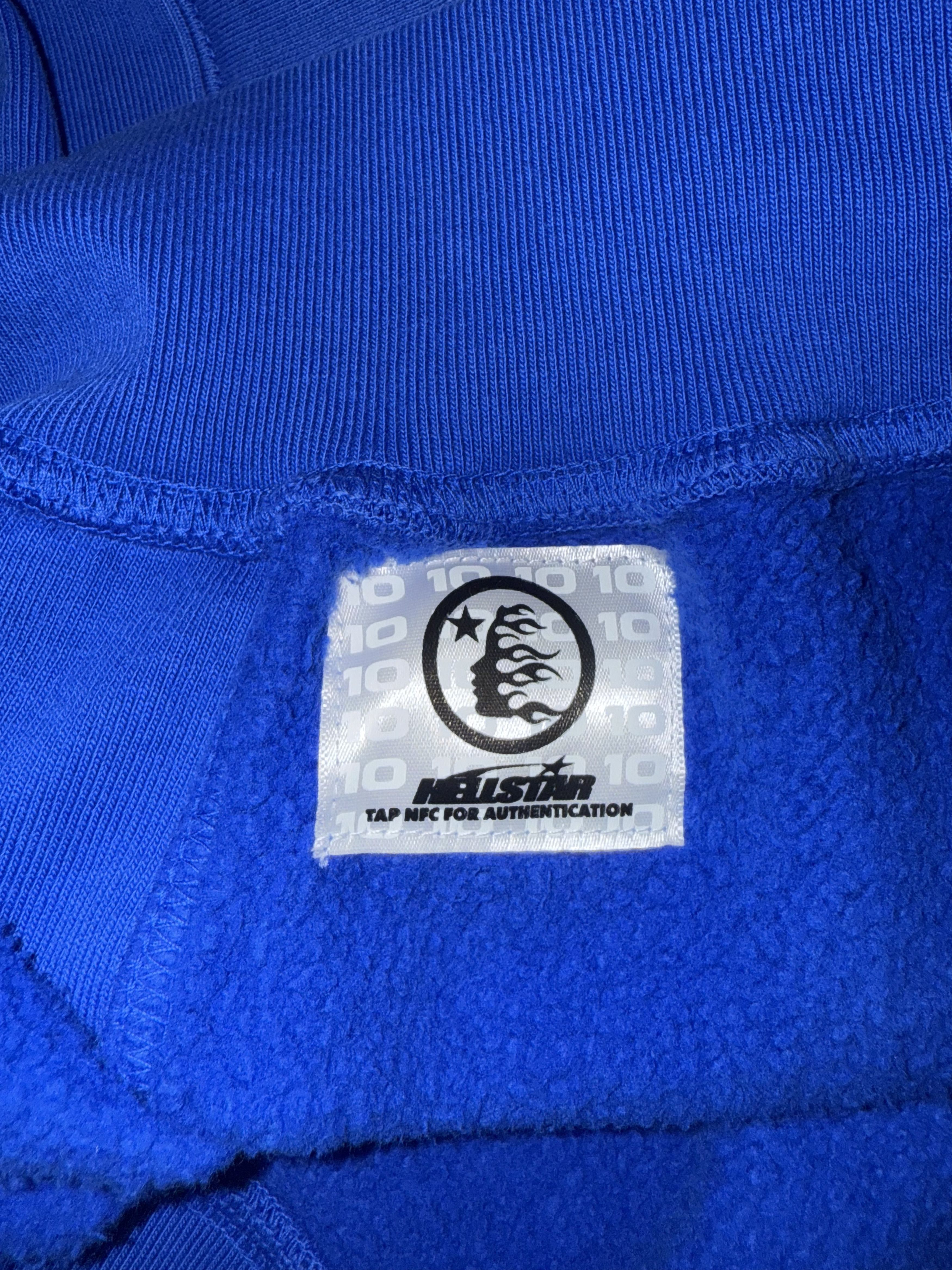 Hellstar Hoodie Blue Sports Red Gel