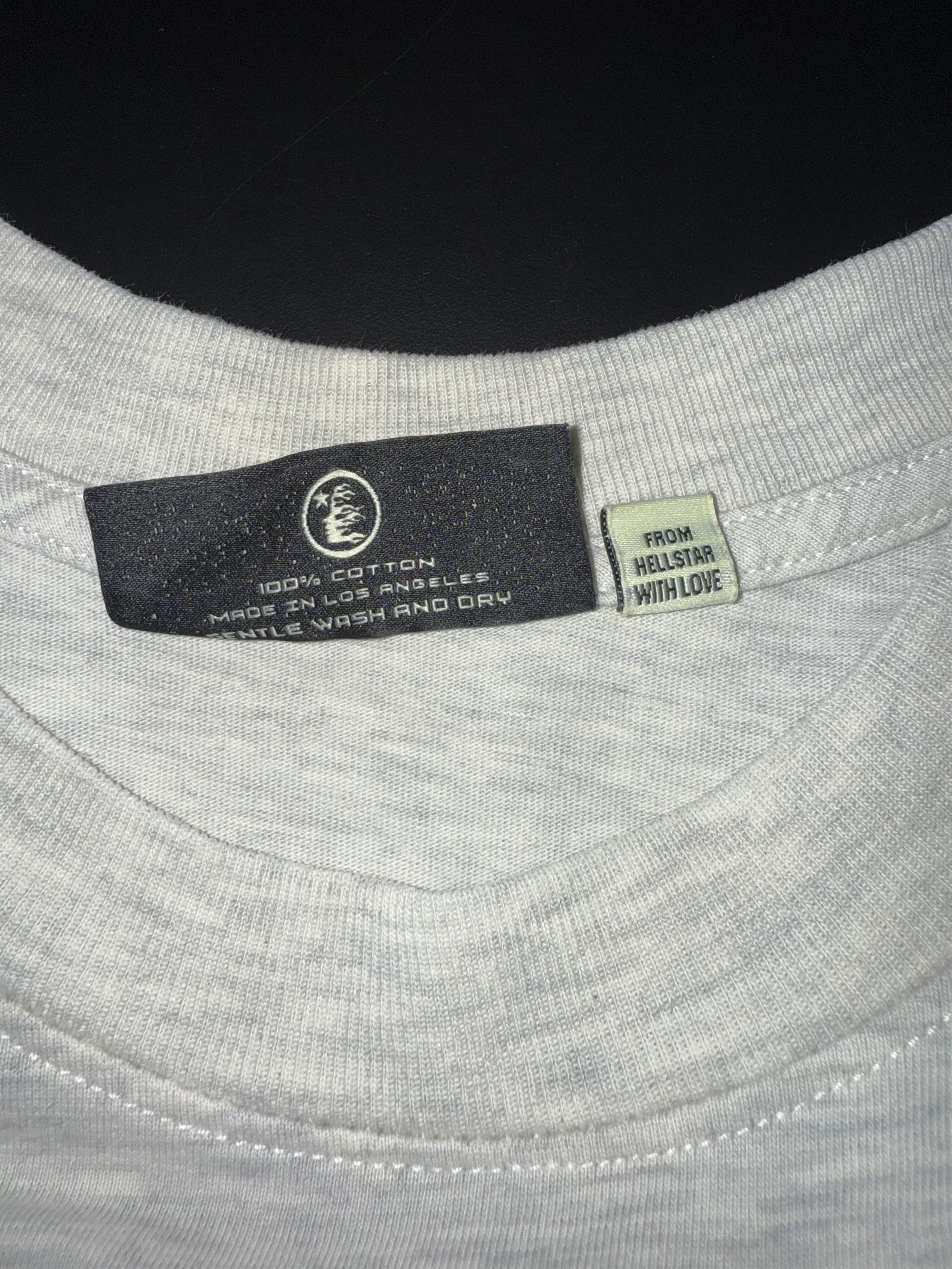 Hellstar Tee Heather Gray P2P Cross Purple/Green