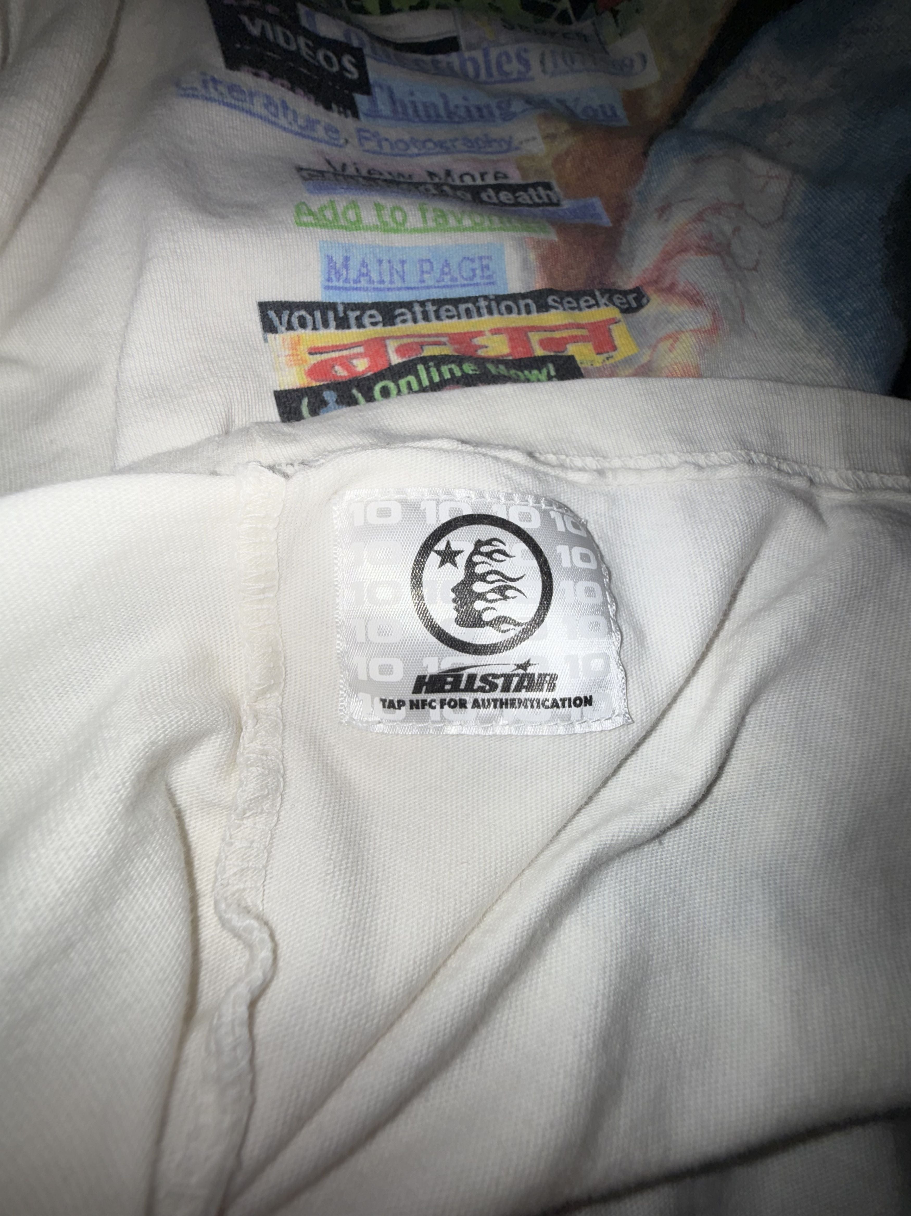 Hellstar Tee x White Internet Eye