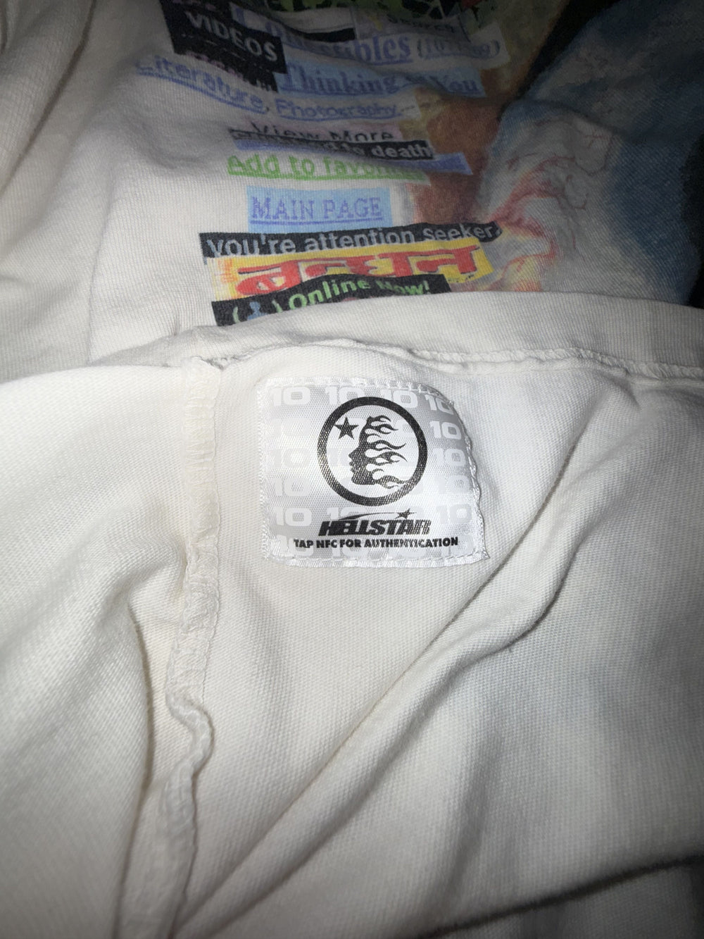 Hellstar Tee x White Internet Eye