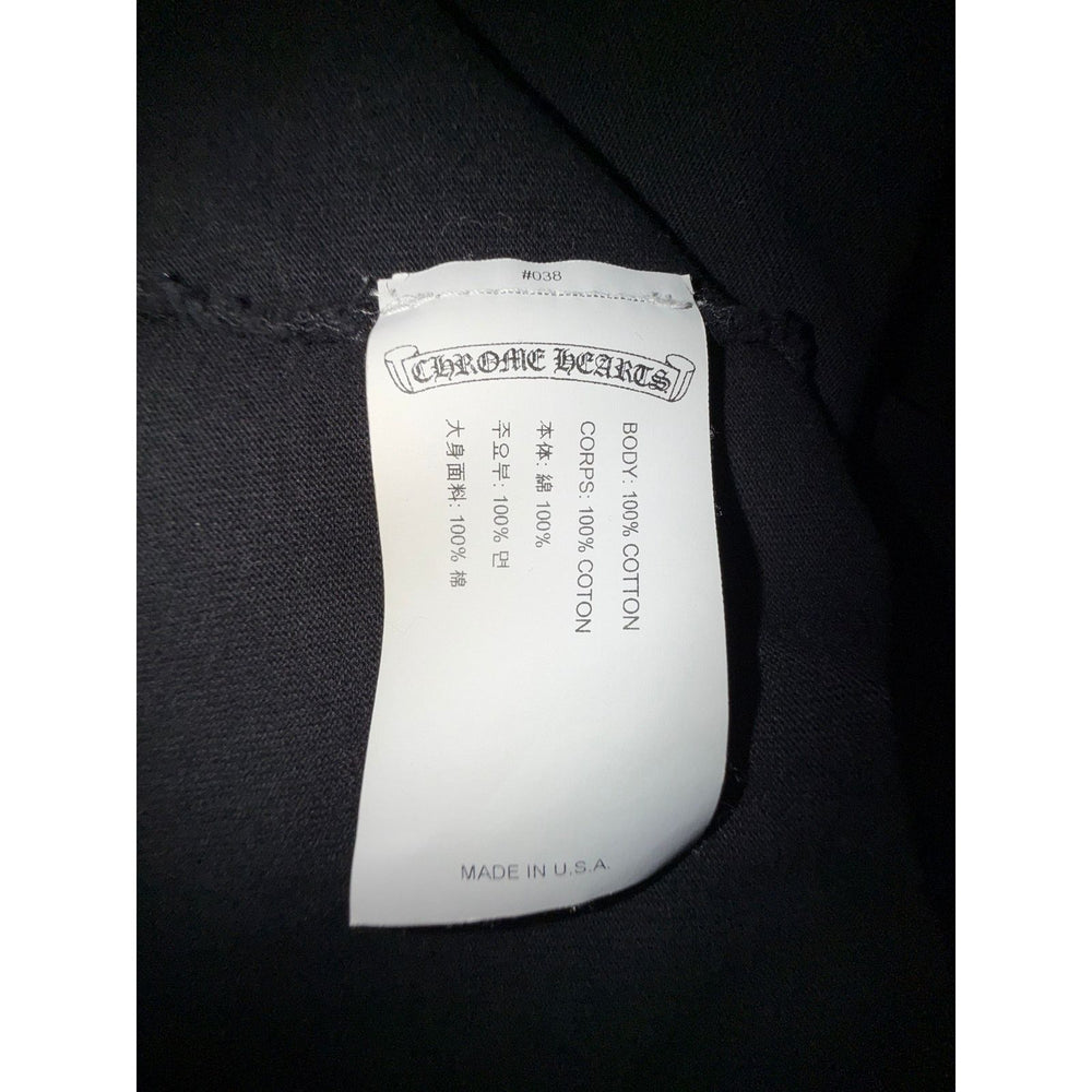 Chrome Hearts Tee Black Embroidered *PREOWNED*