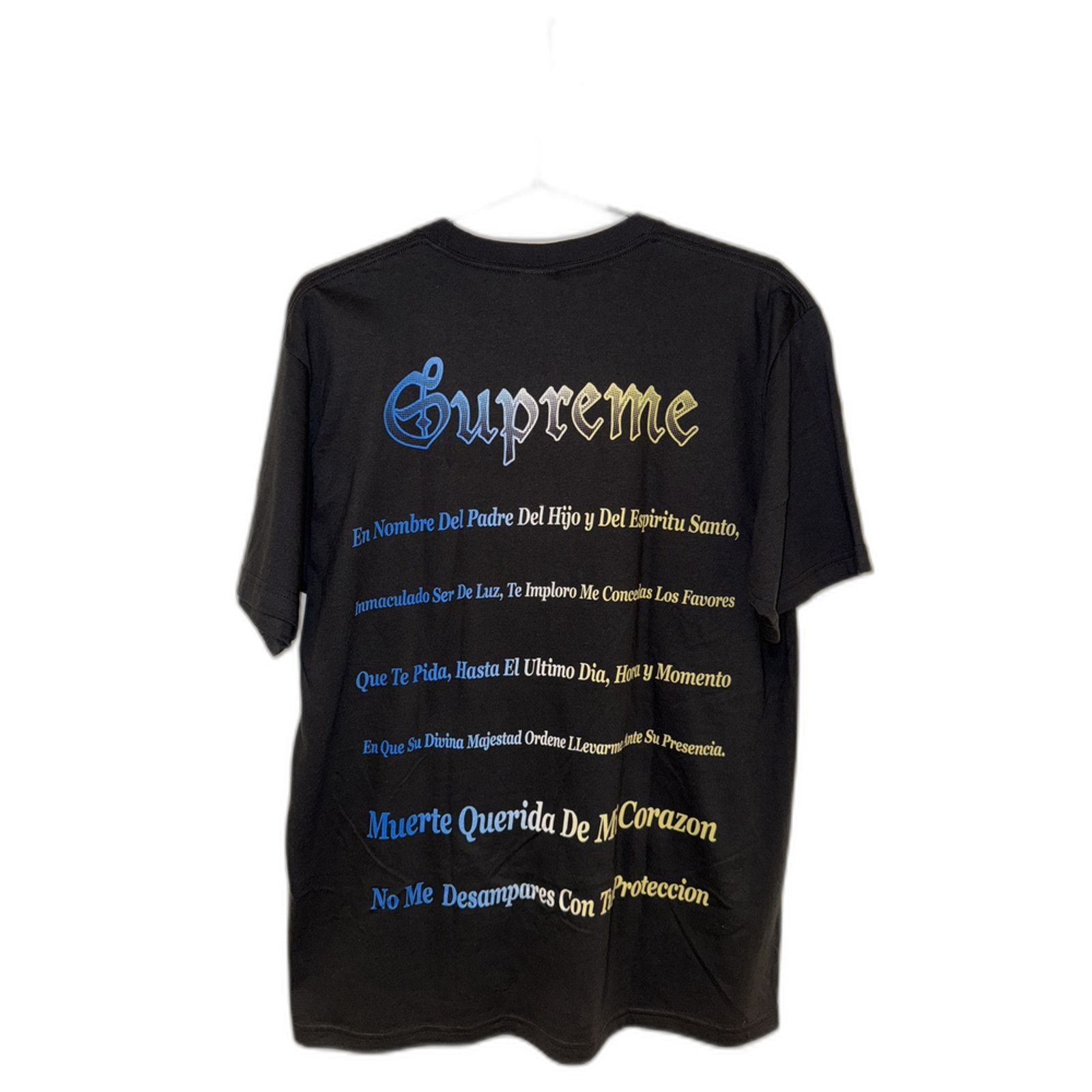 Supreme Tee Black Grim Reaper