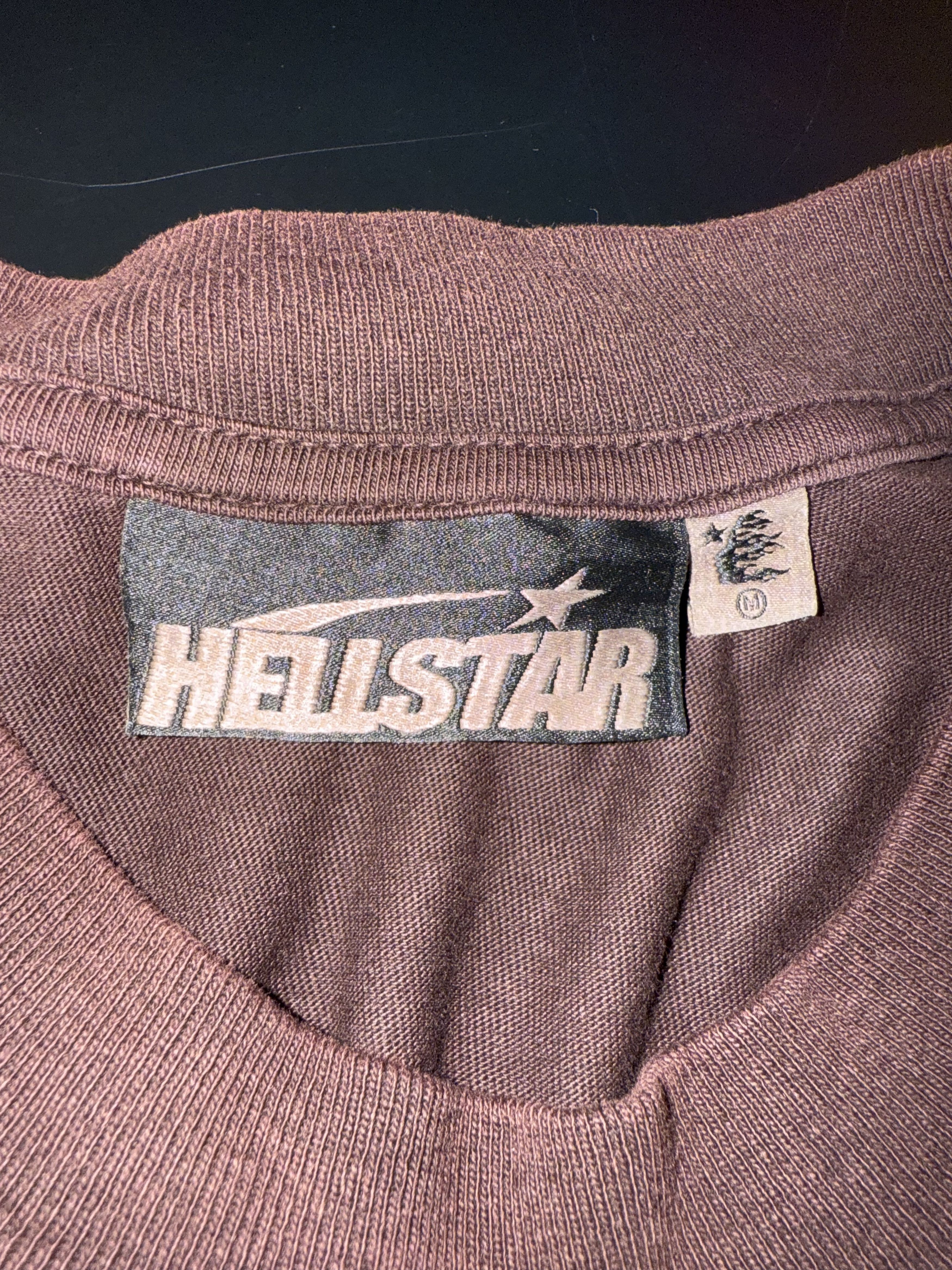 Hellstar Tee Brown Sports Logo Pill