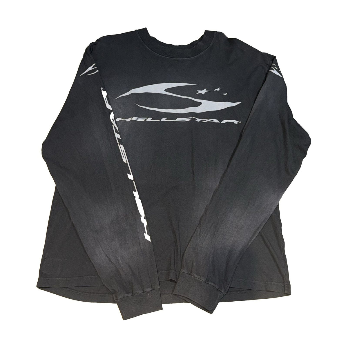 Hellstar L/S Tee Black Sports Logo Gray