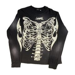 Hellstar L/S Tee Black Ribcage