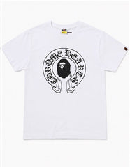 Chrome Hearts x BAPE Ape Horseshoe T-Shirt White