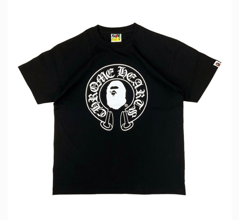Chrome Hearts x Ape Horseshoe T-Shirt Black