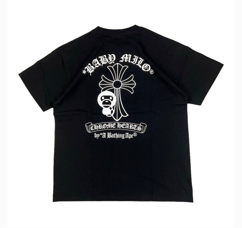 Chrome Hearts x Ape Horseshoe T-Shirt Black