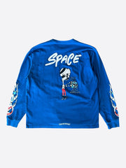 Chrome Hearts Matty Boy Blue Space Longsleeve T-Shirt - Blue
