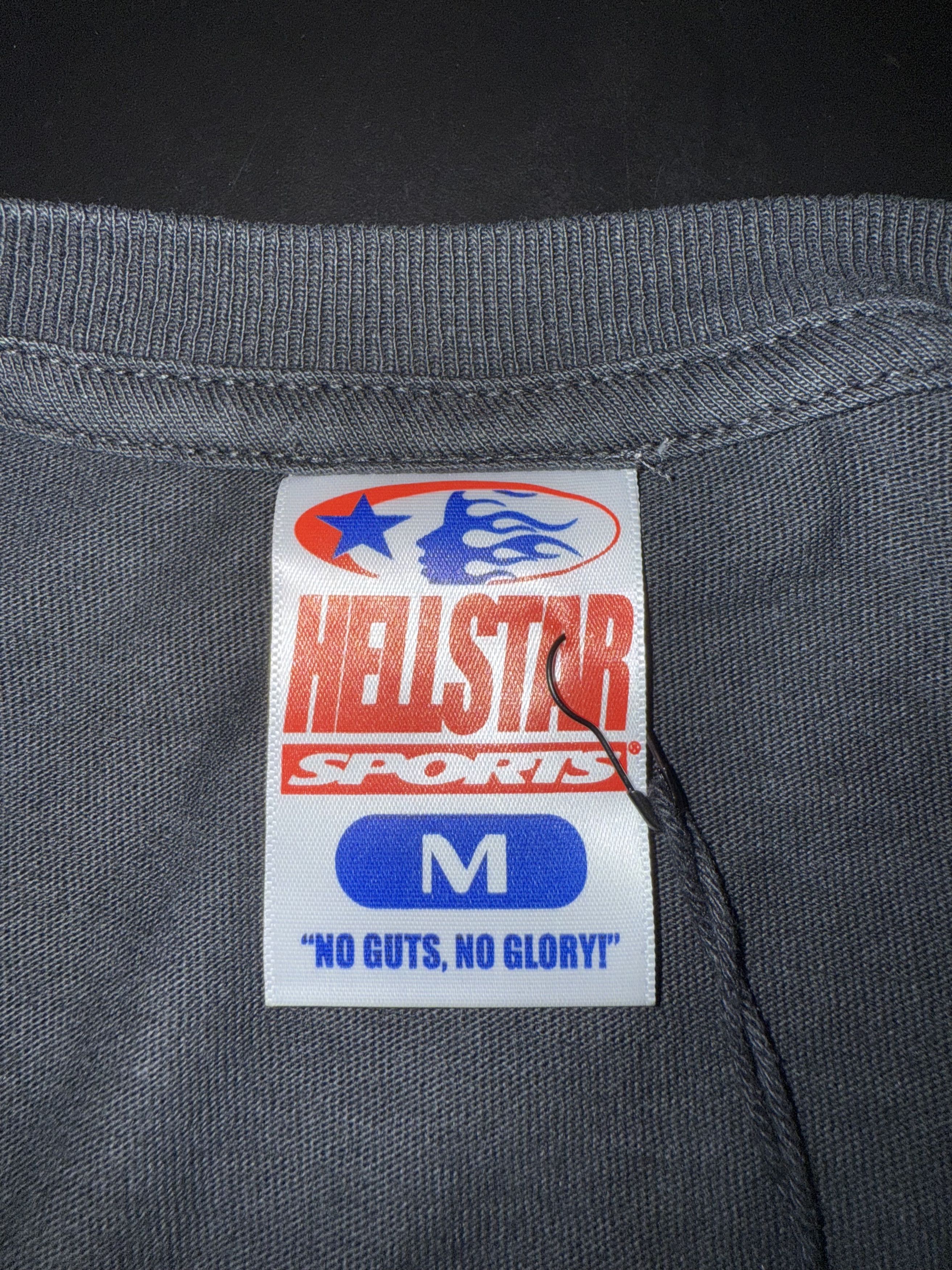 Hellstar Tee Black Running Man Wings