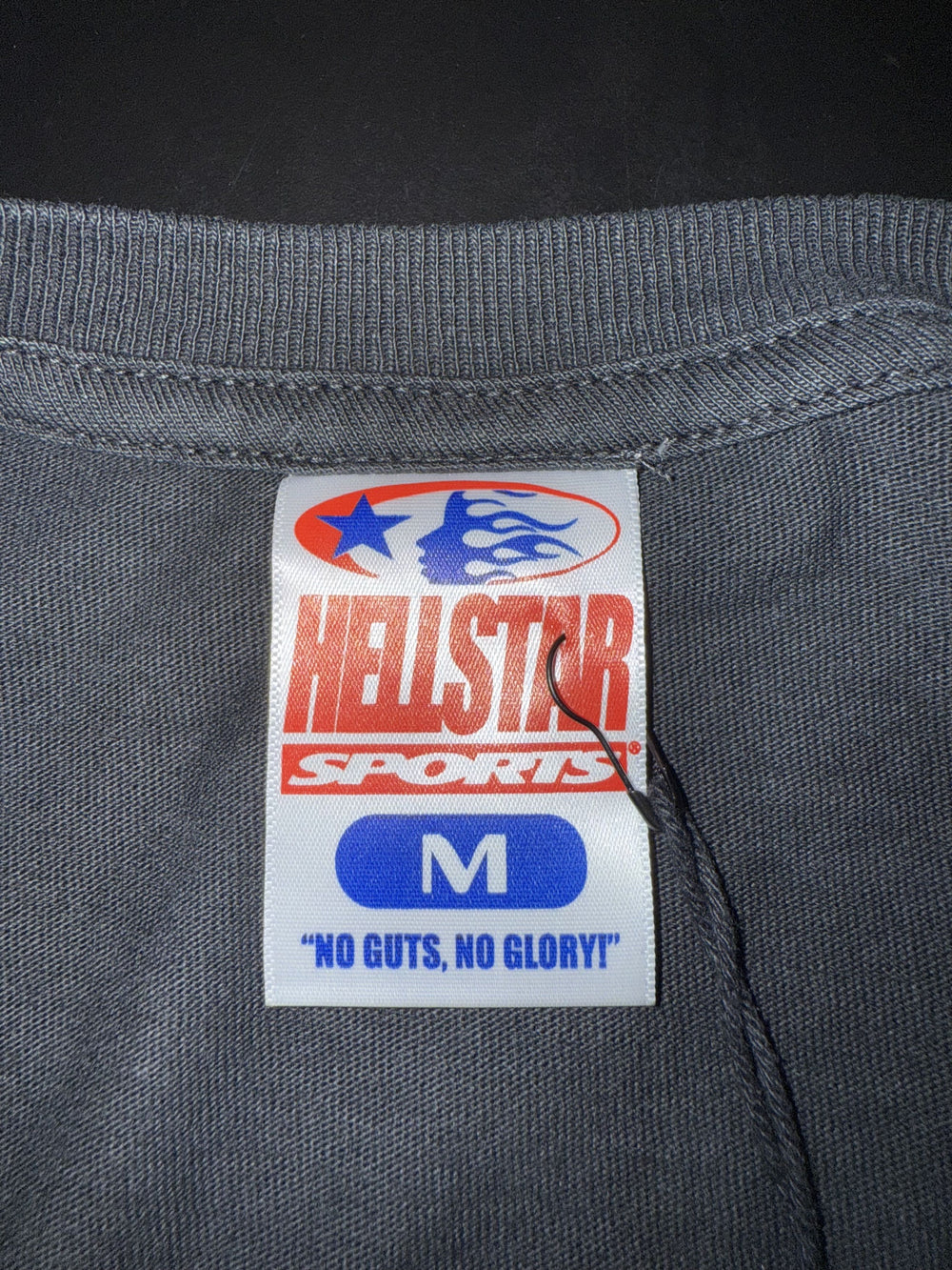 Hellstar Tee Black Running Man Wings