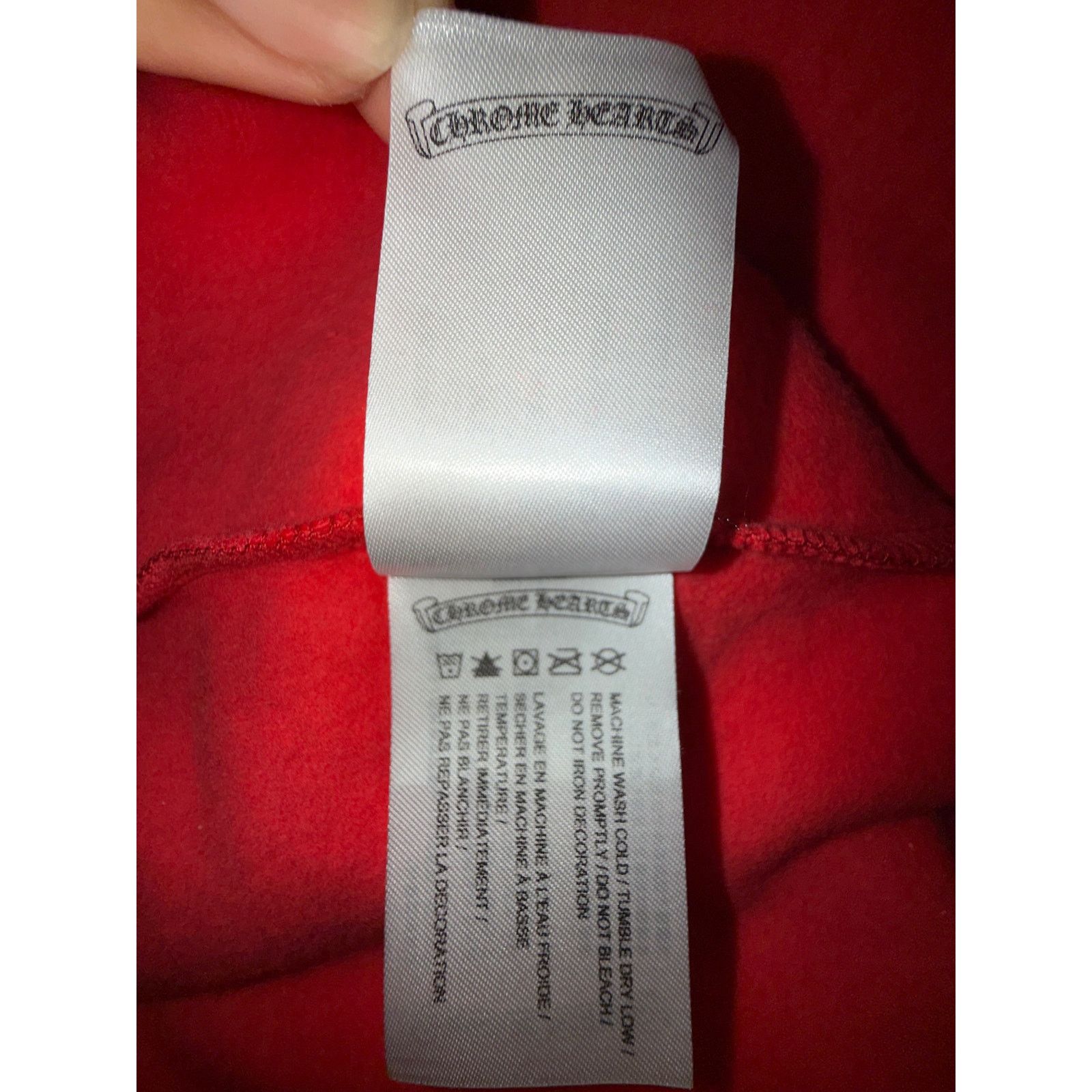 Chrome Hearts Hoodie Red Online Exclusive