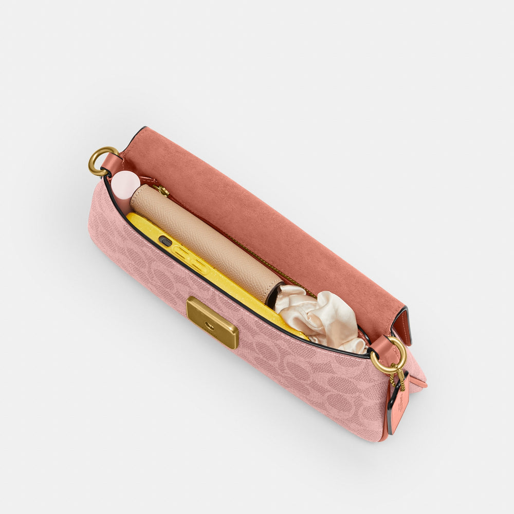 Jet Shoulder Bag In Signature Canvas