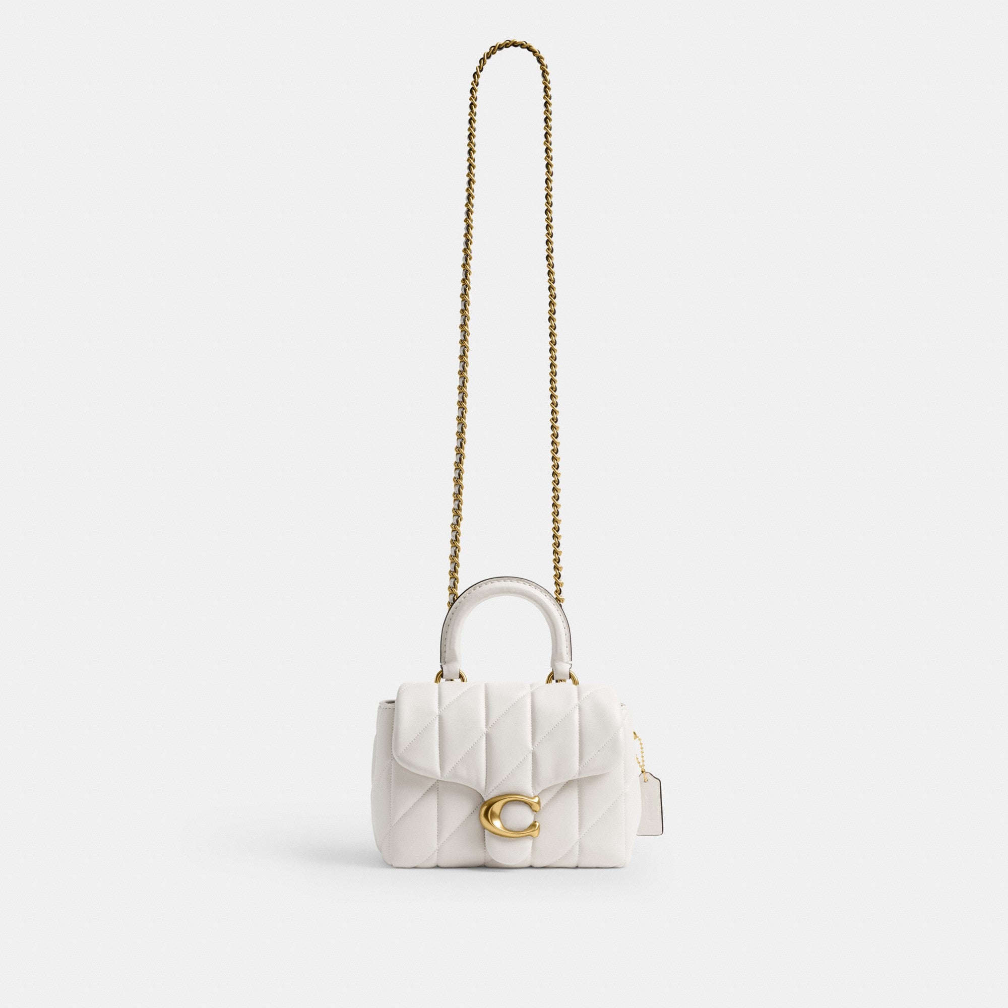 Tabby Top Handle Bag With Quilting