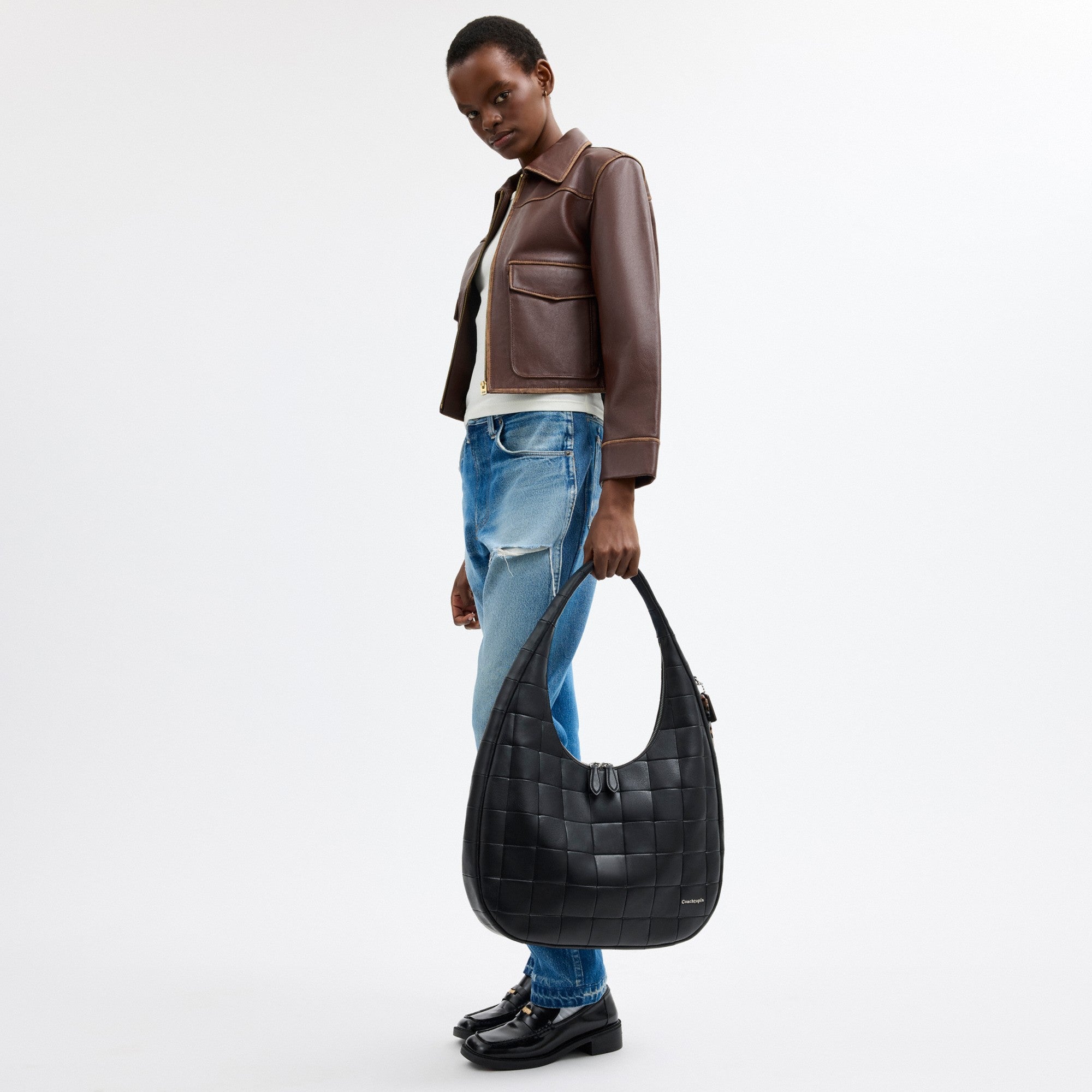 Alter/Ego Large Crescent Shoulder Bag