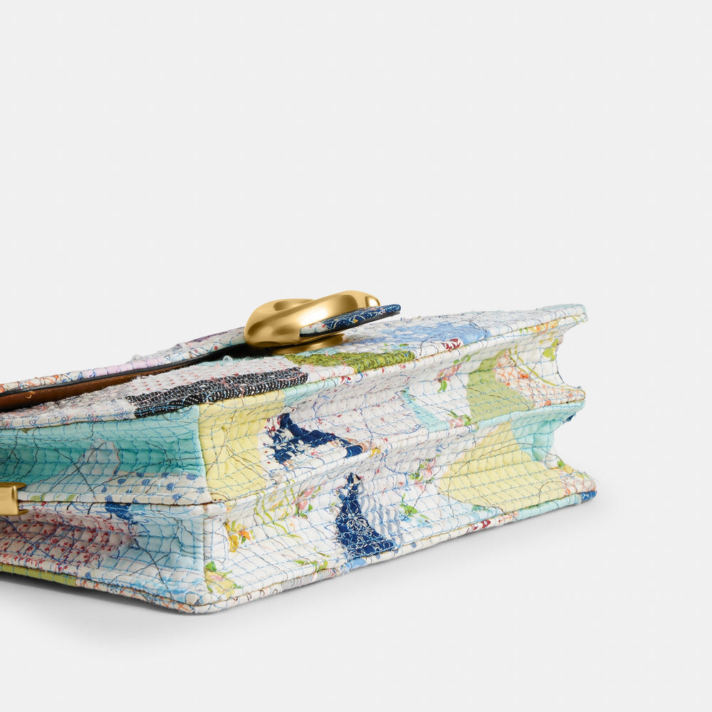 Tabby Shoulder Bag 26 With American Craft Quilting