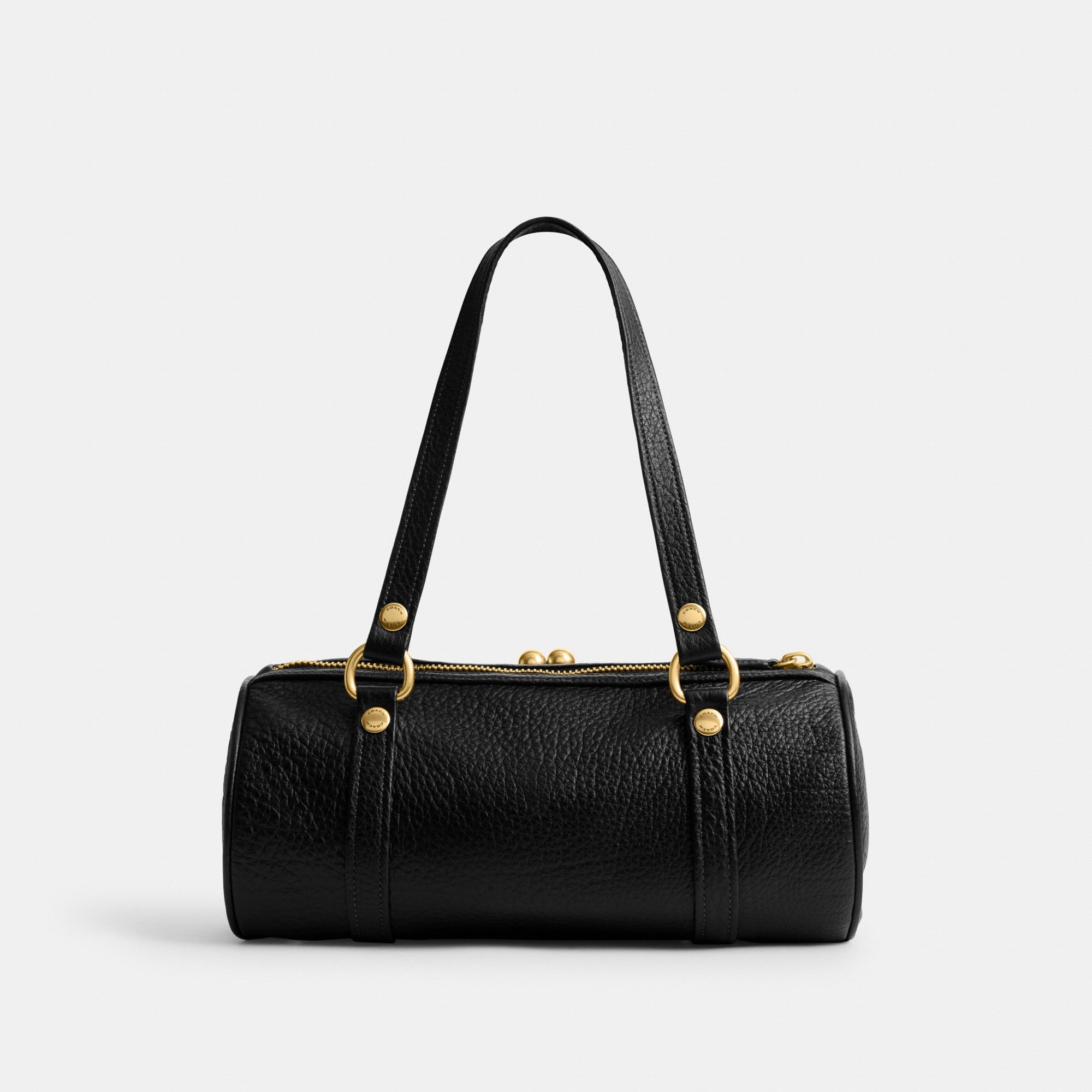 Kisslock Barrel Bag