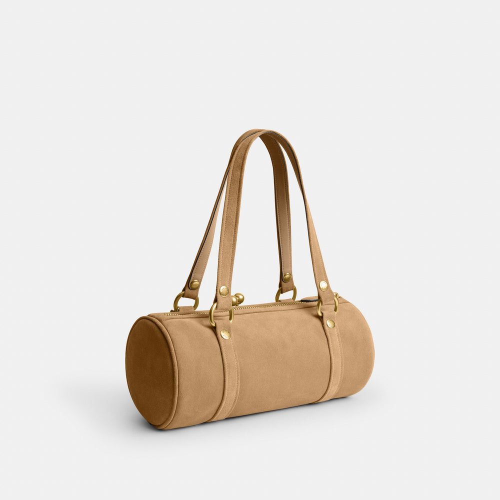 Kisslock Barrel Bag