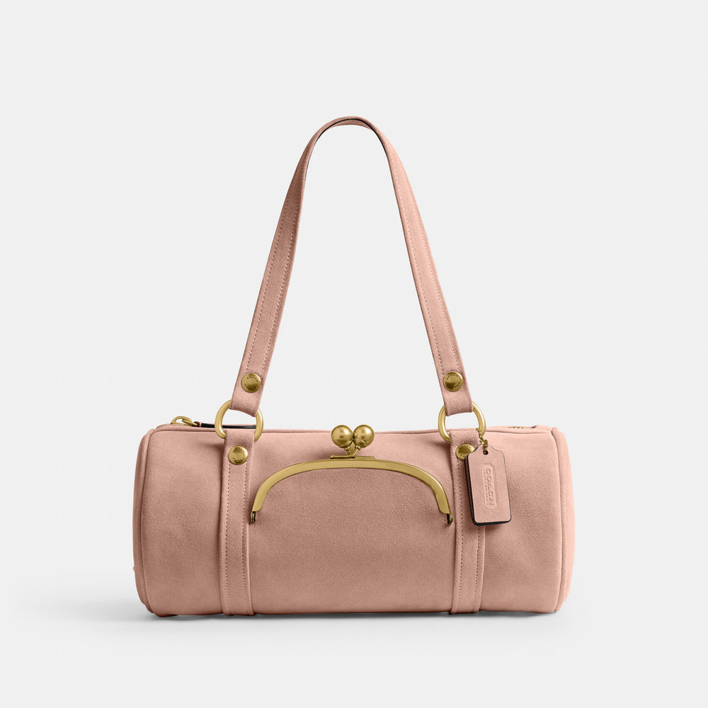 Kisslock Barrel Bag