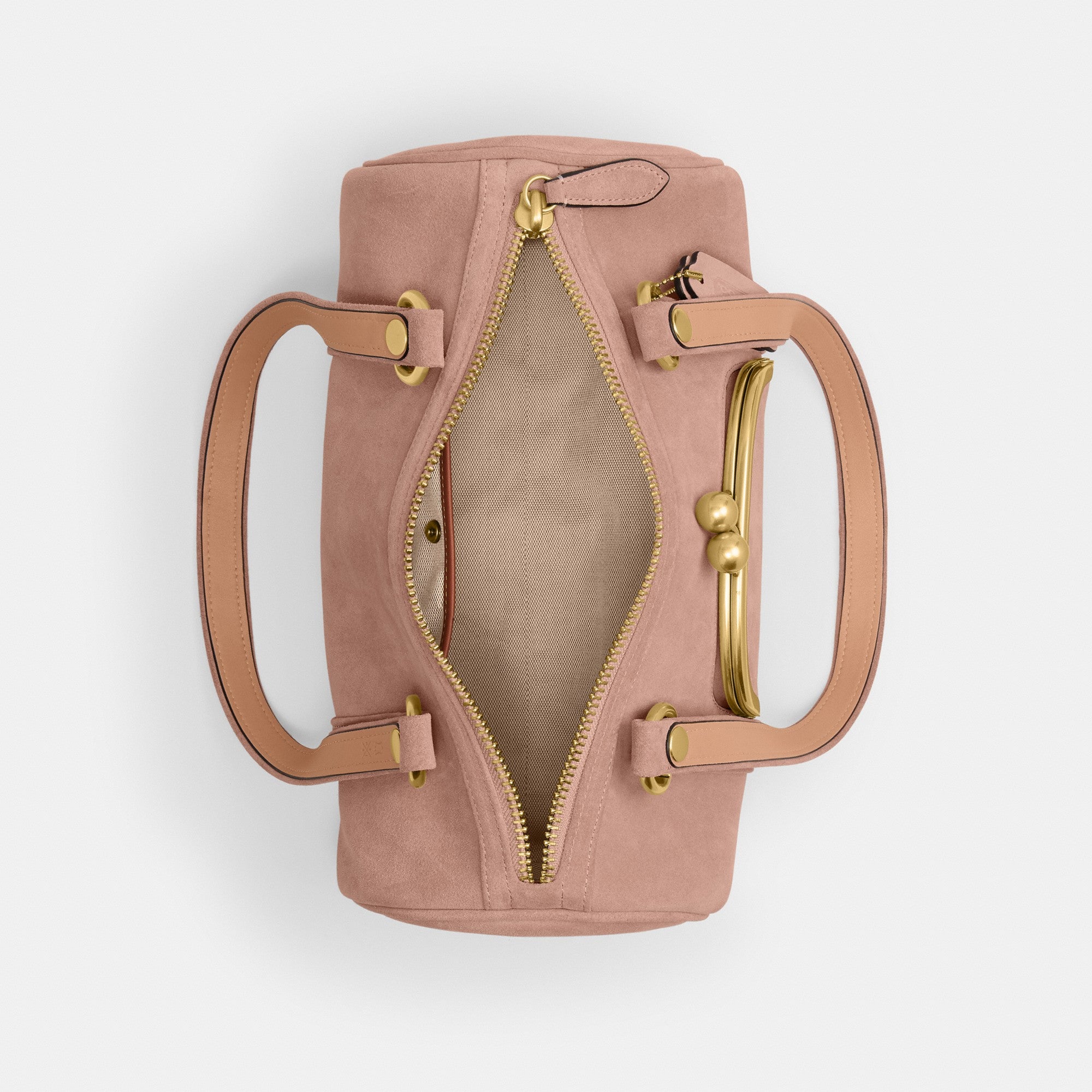 Kisslock Barrel Bag