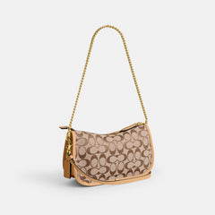 Twin Turnlock Waverly Bag In Signature Jacquard